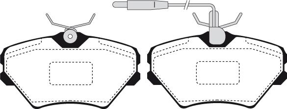 Technika 01132 - Kit de plaquettes de frein, frein à disque cwaw.fr