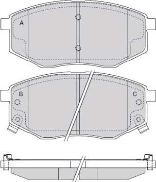 Technika 01896 - Kit de plaquettes de frein, frein à disque cwaw.fr