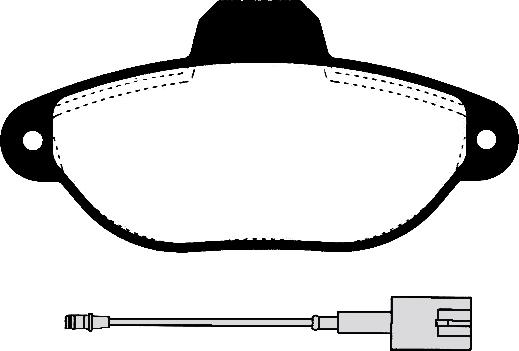 Technika 01847A - Kit de plaquettes de frein, frein à disque cwaw.fr