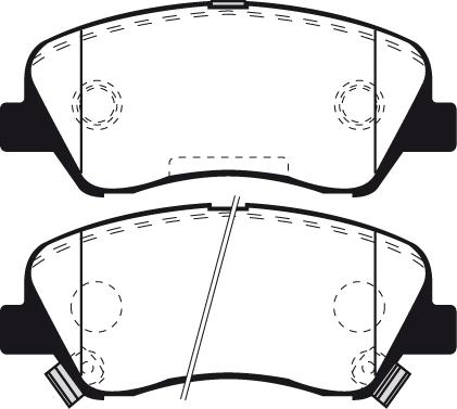 Metzger 1488.02 - Kit de plaquettes de frein, frein à disque cwaw.fr