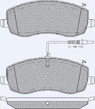 Technika 01811B - Kit de plaquettes de frein, frein à disque cwaw.fr