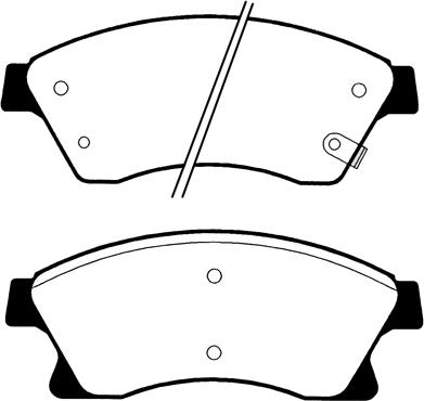 Technika 01835A - Kit de plaquettes de frein, frein à disque cwaw.fr