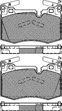 Technika 01832B - Kit de plaquettes de frein, frein à disque cwaw.fr