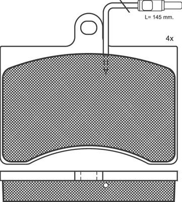 Jurid 571287J - Kit de plaquettes de frein, frein à disque cwaw.fr