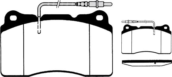 Roulunds Rubber 687481 - Kit de plaquettes de frein, frein à disque cwaw.fr