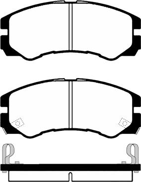 FTE 9001408 - Kit de plaquettes de frein, frein à disque cwaw.fr