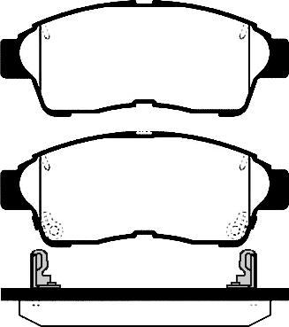 ACDelco AC699781D - Kit de plaquettes de frein, frein à disque cwaw.fr