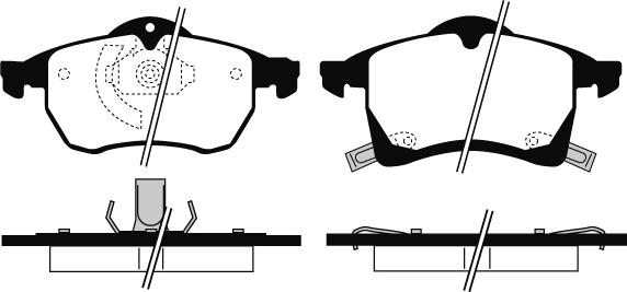 Technika 01231 - Kit de plaquettes de frein, frein à disque cwaw.fr