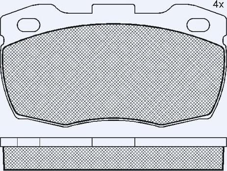 ATE 606925 - Kit de plaquettes de frein, frein à disque cwaw.fr