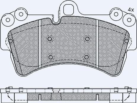 Technika 01766 - Kit de plaquettes de frein, frein à disque cwaw.fr