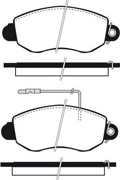 Equal Quality PF1306 - Kit de plaquettes de frein, frein à disque cwaw.fr