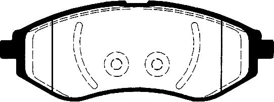 Technika 01704A - Kit de plaquettes de frein, frein à disque cwaw.fr