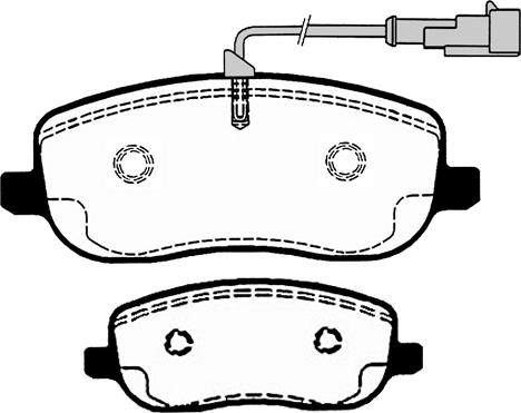 ATE 603824 - Kit de plaquettes de frein, frein à disque cwaw.fr