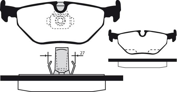 Technika 02054 - Kit de plaquettes de frein, frein à disque cwaw.fr