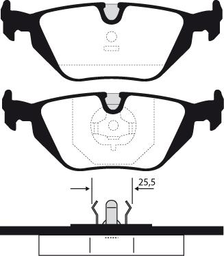 Valeo 671386 - Kit de plaquettes de frein, frein à disque cwaw.fr