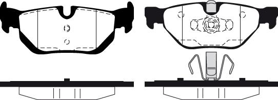 Technika 02165 - Kit de plaquettes de frein, frein à disque cwaw.fr