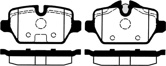 Technika 02166 - Kit de plaquettes de frein, frein à disque cwaw.fr