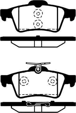 Technika 02168 - Kit de plaquettes de frein, frein à disque cwaw.fr