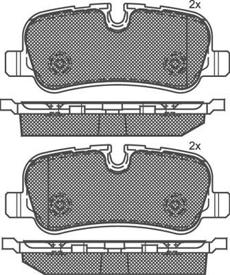 Technika 02167 - Kit de plaquettes de frein, frein à disque cwaw.fr