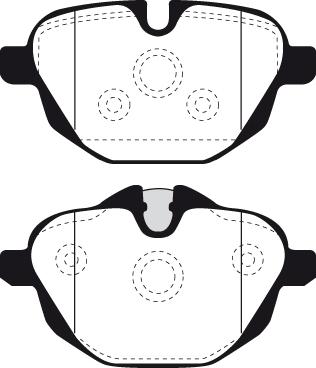 BENDIX 573352 - Kit de plaquettes de frein, frein à disque cwaw.fr