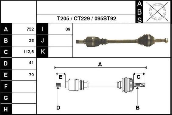 Technika 18085 - Arbre de transmission cwaw.fr