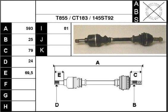 Technika 18145 - Arbre de transmission cwaw.fr