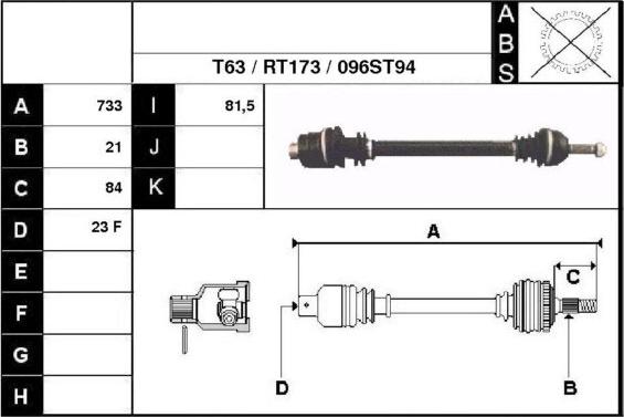 Technika 38096 - Arbre de transmission cwaw.fr