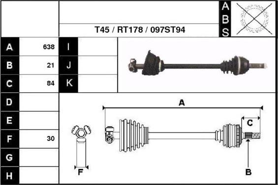 Technika 38097 - Arbre de transmission cwaw.fr