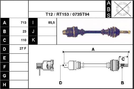 Technika 38073 - Arbre de transmission cwaw.fr