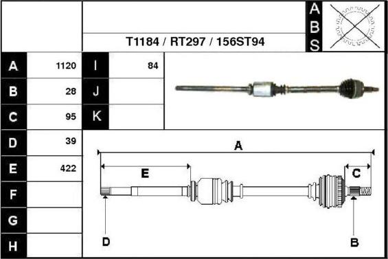 Technika 38156 - Arbre de transmission cwaw.fr