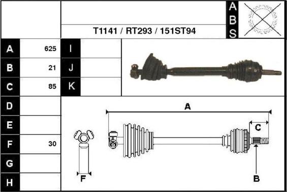 Technika 38151 - Arbre de transmission cwaw.fr