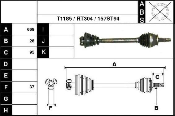 Technika 38157 - Arbre de transmission cwaw.fr