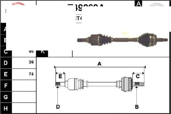 Technika 38269A - Arbre de transmission cwaw.fr