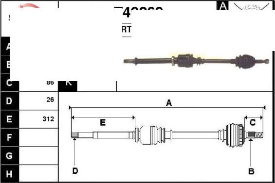 Technika 38268 - Arbre de transmission cwaw.fr