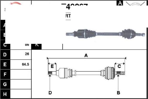 Technika 38267 - Arbre de transmission cwaw.fr