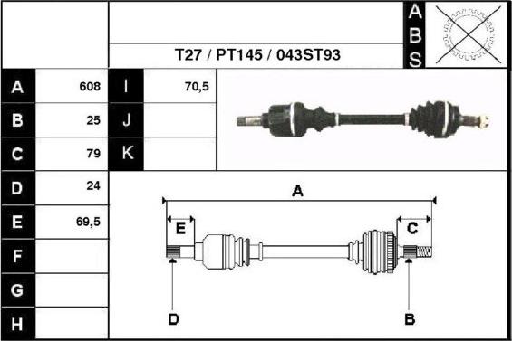 Technika 28043 - Arbre de transmission cwaw.fr