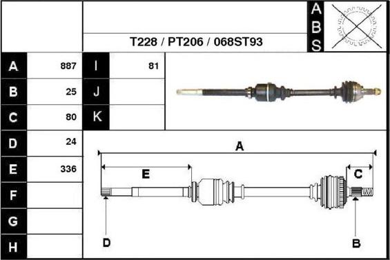 Technika 28068 - Arbre de transmission cwaw.fr