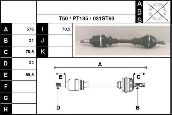 Technika 28031 - Arbre de transmission cwaw.fr