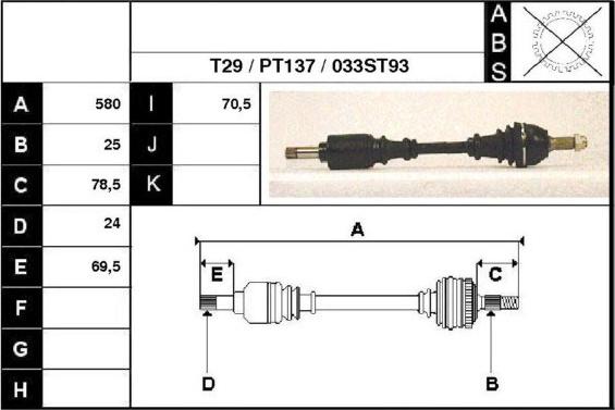 Technika 28033 - Arbre de transmission cwaw.fr