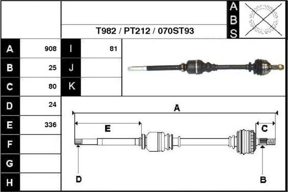 Technika 28070 - Arbre de transmission cwaw.fr