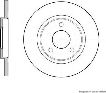 Technika 755470 - Disque de frein cwaw.fr