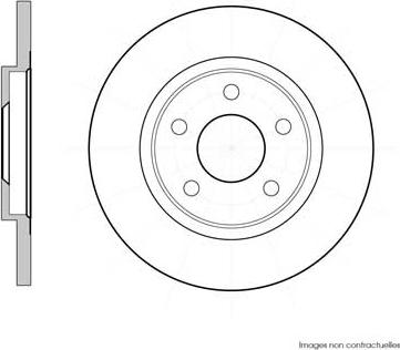 Technika 755812 - Disque de frein cwaw.fr