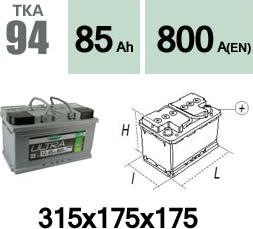 Technika TKA94 - Batterie de démarrage cwaw.fr