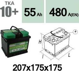 Technika TKA10+ - Batterie de démarrage cwaw.fr