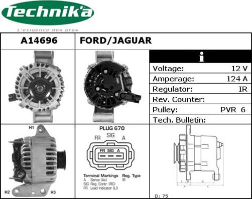 Technika A14696 - Alternateur cwaw.fr