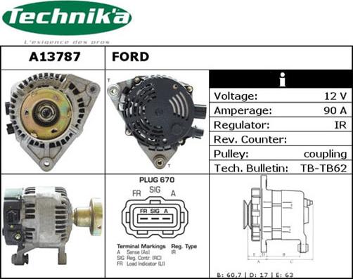 Technika A13787 - Alternateur cwaw.fr