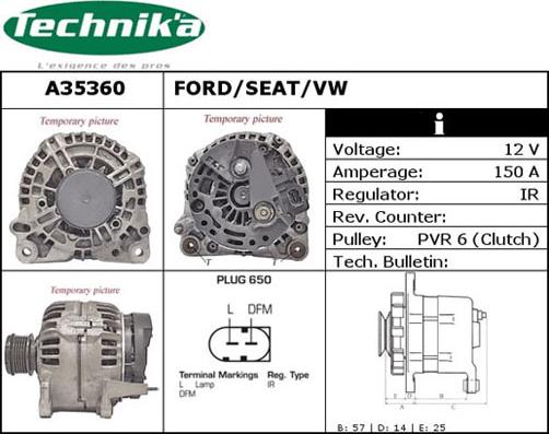 Technika A35360 - Alternateur cwaw.fr