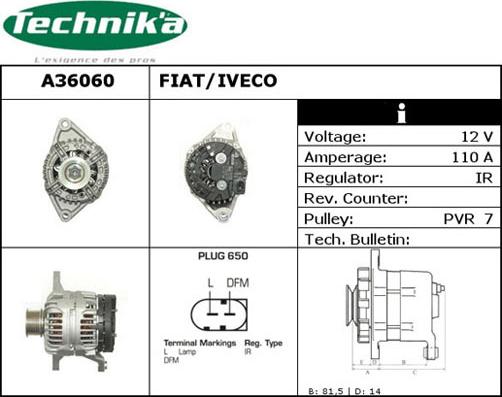 Technika A36060 - Alternateur cwaw.fr