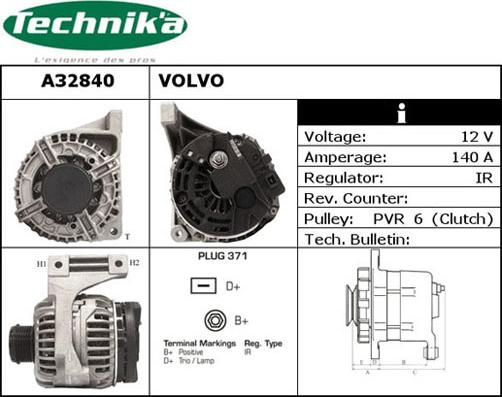 Technika A32840 - Alternateur cwaw.fr