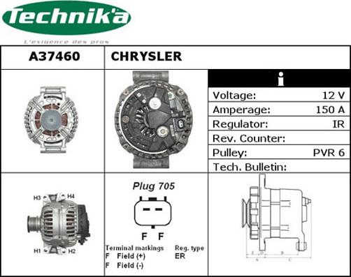 Technika A37460 - Alternateur cwaw.fr